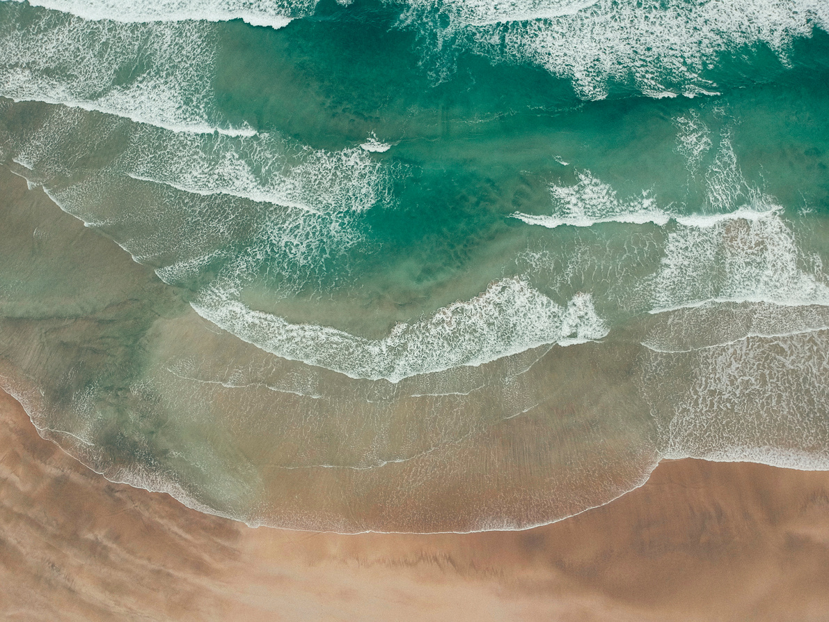 Ocean sea waves view